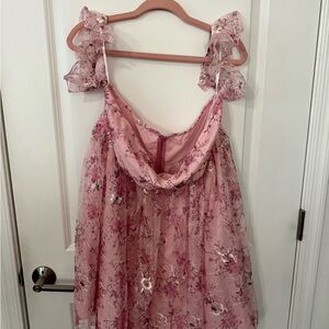 Floral Pink SHEIN Dress